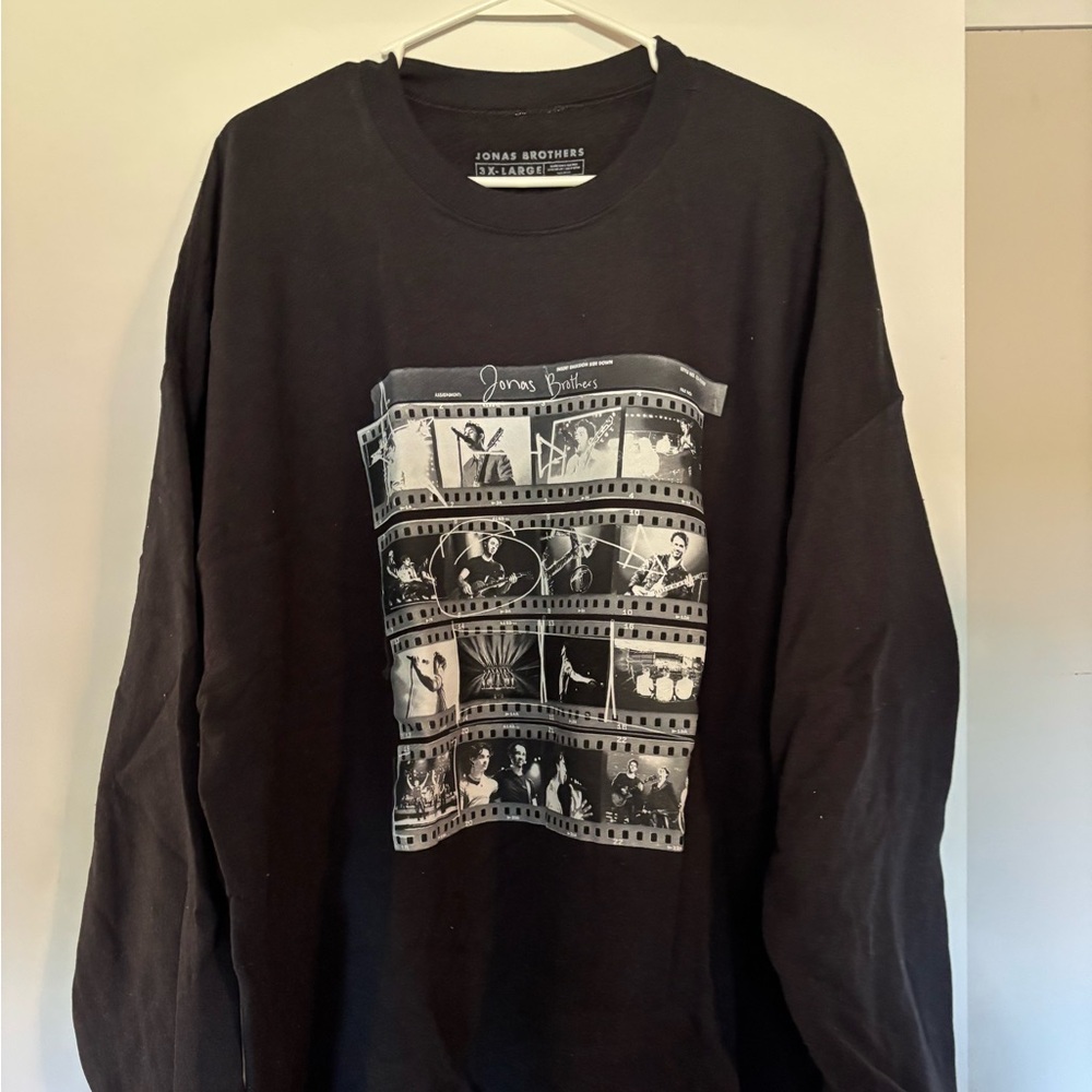 Jonas Brothers Black Graphic Sweatshirt